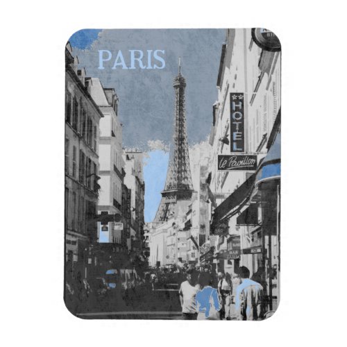 Paris France with a hint of Blue Magnet