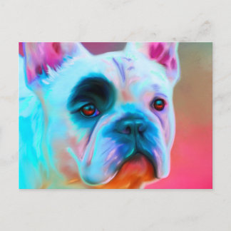 Paris French Bulldog Postcard