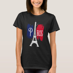 Paris French Eiffel Tower European French Paris At T-Shirt