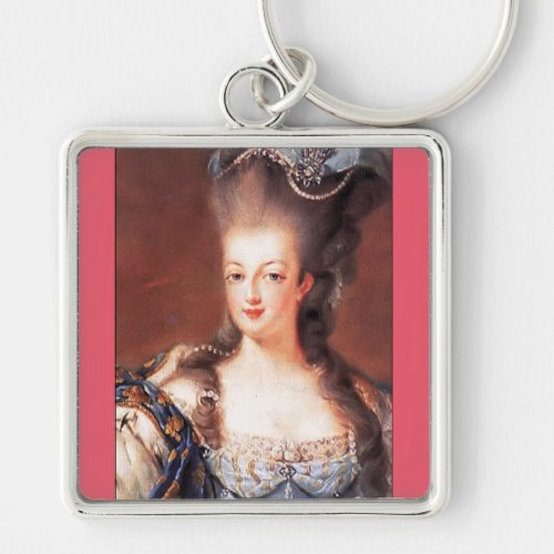 Paris French Marie Antoinette Keychain  Key Ring