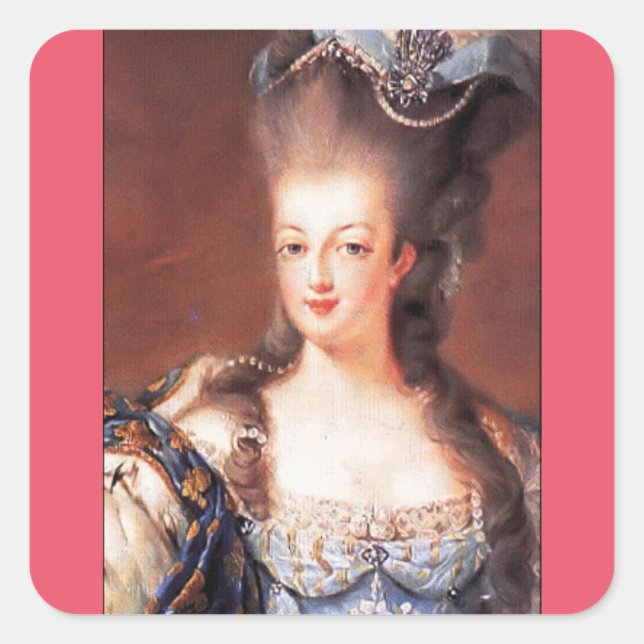 Paris French Marie Antoinette Sticker (Front)