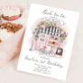 Paris French Parisian Cafe Tea Party Girl Birthday Invitation