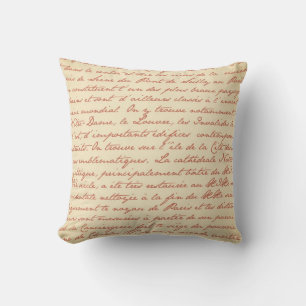 Paris French Throw Pillow
