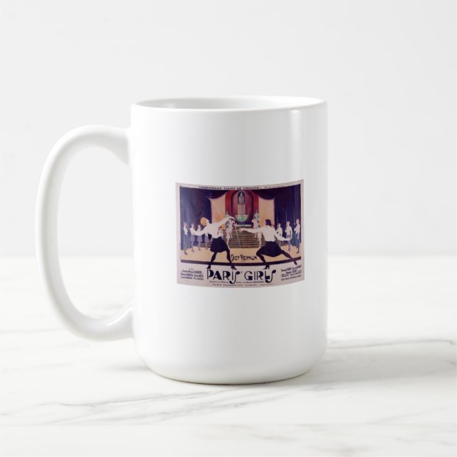 Paris Girls Fencing Coffee Mug (Left)