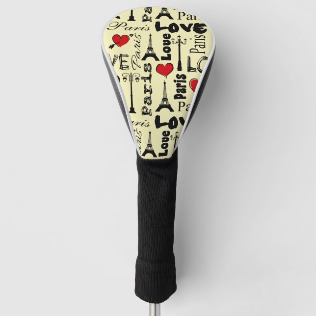 Paris Golf Head Cover (Front)