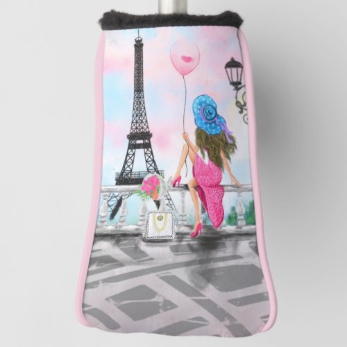 Paris Golf Head Cover Gift with Eiffel Tower