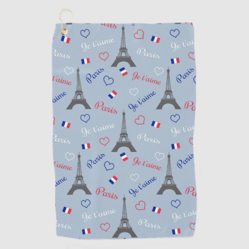 Paris Golf Towel
