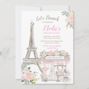 Paris Graduation Invitation