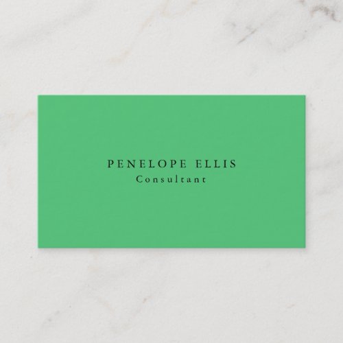 Paris Green Unique Original Classical Professional Business Card