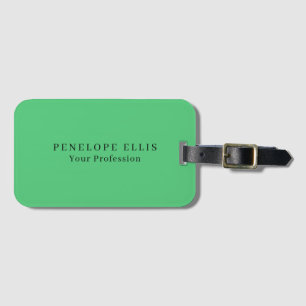 Paris Green Unique Original Classical Professional Luggage Tag