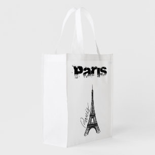 Paris Grocery Bag