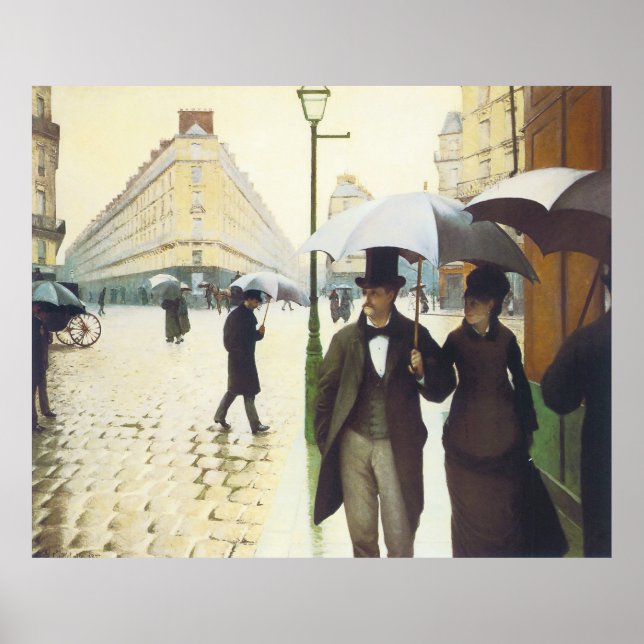 Paris, Gustave Caillebott Poster (Front)