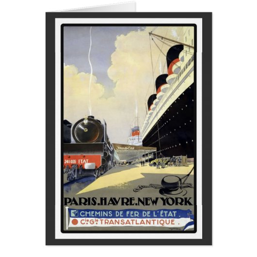 Paris Havre New York (Front)
