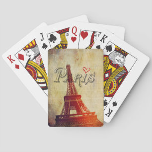 Paris Heart Poker Cards