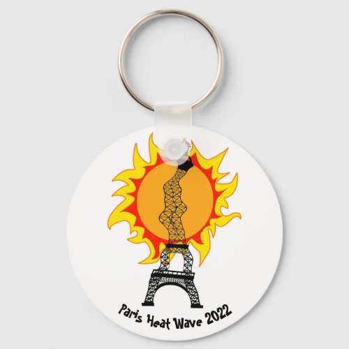 Paris Heat Wave 2022 Keychain