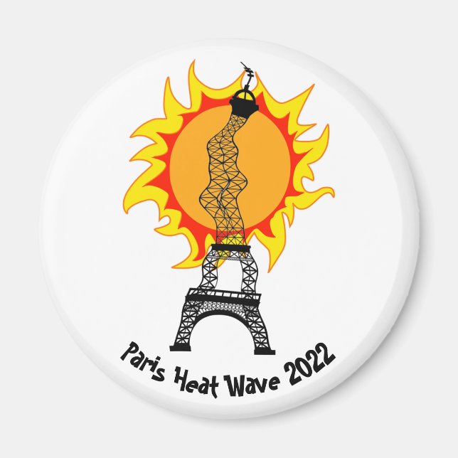 Paris Heat Wave 2022 Magnet (Front)