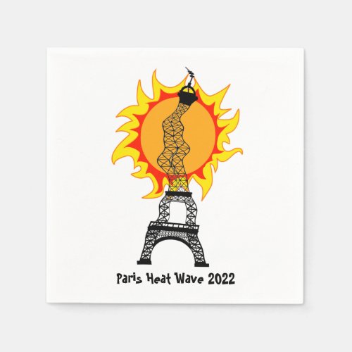 Paris Heat Wave 2022 Napkins