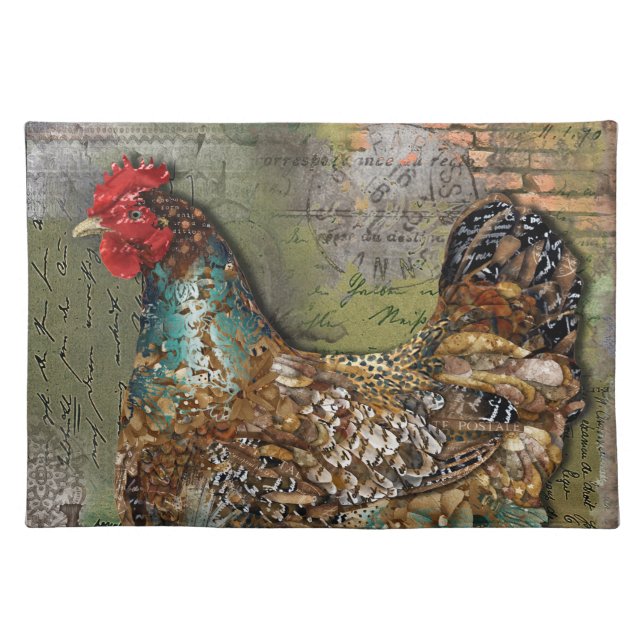 Paris Hen Placemats (Front)
