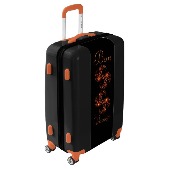 Paris Here I Come French Travel Bon Voyage Luggage (Rotated Left)