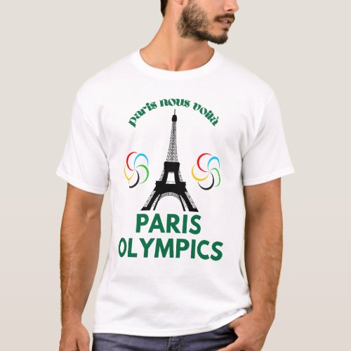 Paris here we come Olympics 2024 T_Shirt