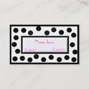 Paris High Fashion Calling Card