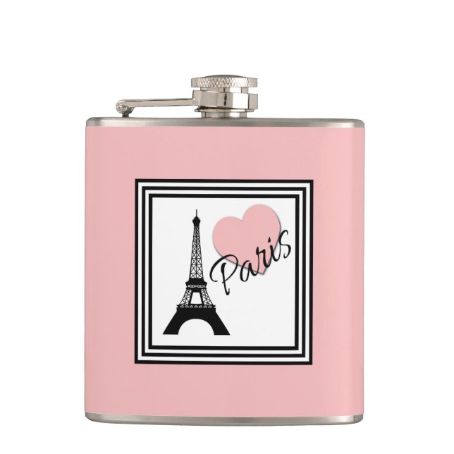 Paris Hip Flask (Front)