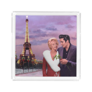 Paris Holiday Acrylic Tray
