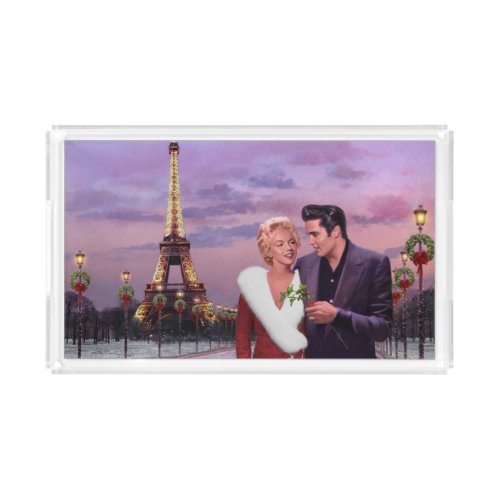 Paris Holiday Acrylic Tray