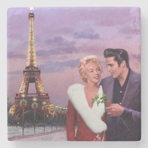 Paris Holiday Stone Coaster