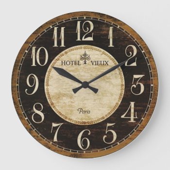 Paris Hotel Clock by grandjatte at Zazzle