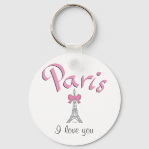 Paris I love you Keychain