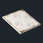 Paris in Brun Notepad<br><div class="desc">5.5” x 6” notepad with an image of brown vignettes of all things Paris on a cream and tan floral background and a white transparent writing space. See the entire Cancan Notepad collection in the SPECIAL TOUCHES | Party Favors section. This product is not associated or affiliated with the original...</div>
