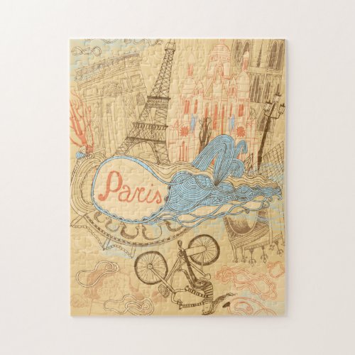 Paris in France Jigsaw Puzzle