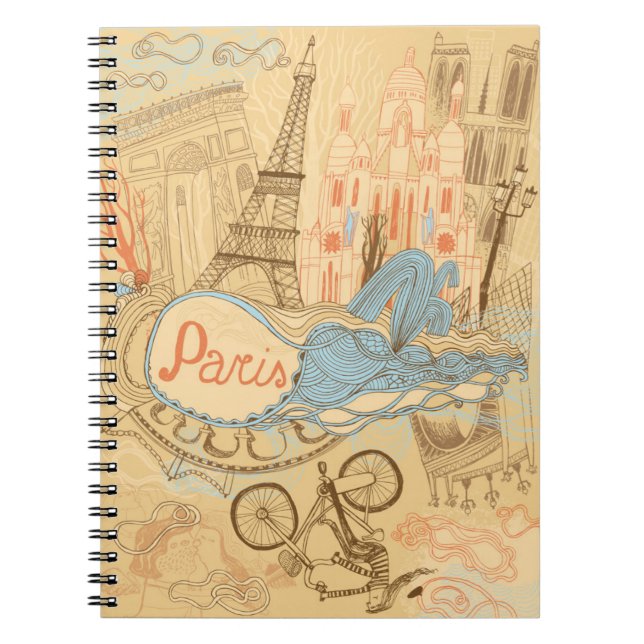 Paris in France Notebook (Front)