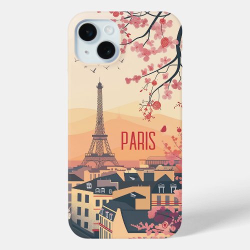 Paris in Spring iPhone 15 Plus Case
