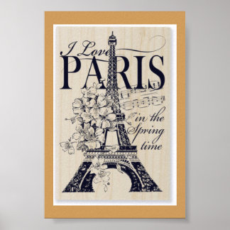Paris in Spring Poster