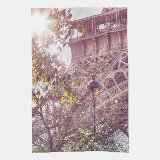 Paris in Springtime Towel (Vertical)