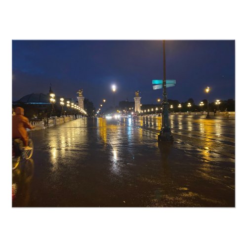 Paris in the Rain  Photo Print