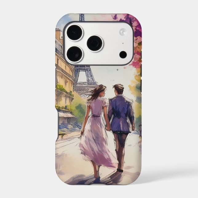 Paris in the spring iPhone case (Back)