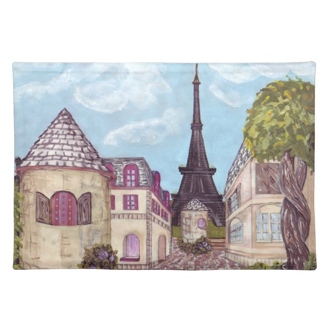 Paris inspired American MoJo Placemat (Front)