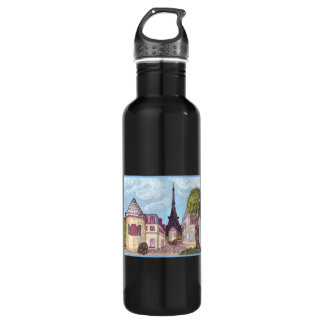 Paris inspired landscape Liberty Stainless Steel Water Bottle