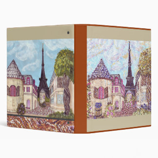 Paris inspired with Eiffel Tower Binder