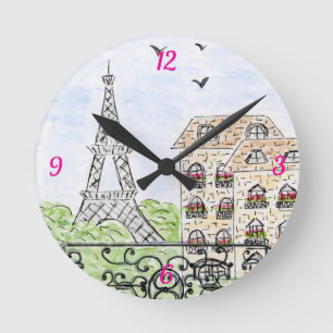 Paris is a Good Idea Wall Clock