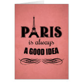 Paris is always a good idea (Front)
