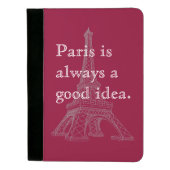 Paris is always a good idea padfolio (Front)