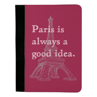 Paris is always a good idea padfolio