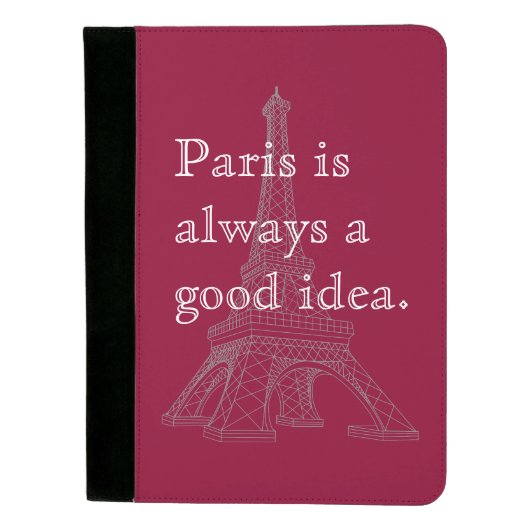 Paris is always a good idea padfolio (Front)