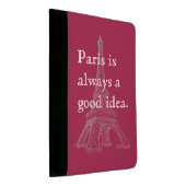 Paris is always a good idea padfolio (Angled)