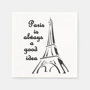 Paris is Always a Good Idea Paper Napkins