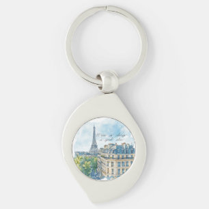Paris is Always A Good Idea Passport Keychain